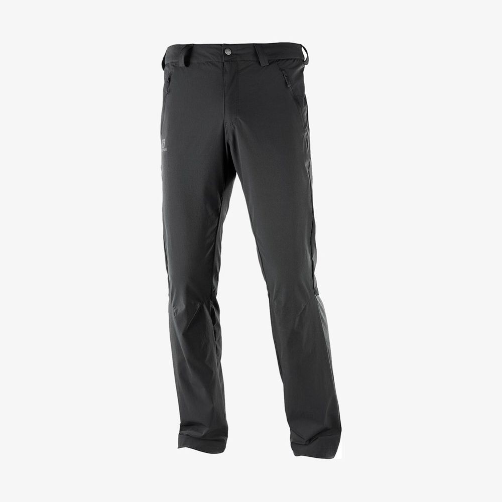 Pantalons Salomon Homme Noir - Salomon WAYFARER STRAIGHT LT - France (3694-HAWGX)